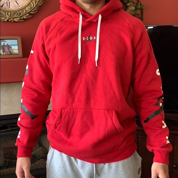 red jordan sweatshirt